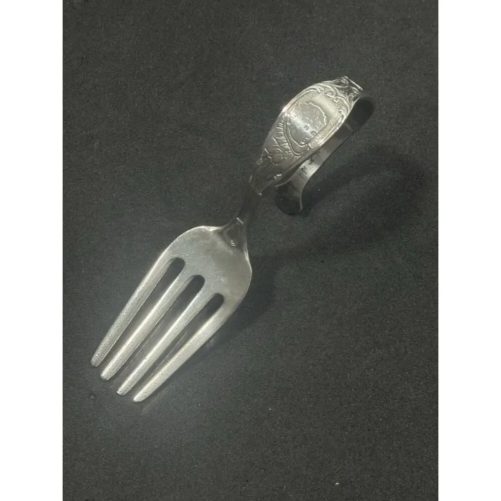 Paye & Baker Sterling Loop Handle BABY Fork
